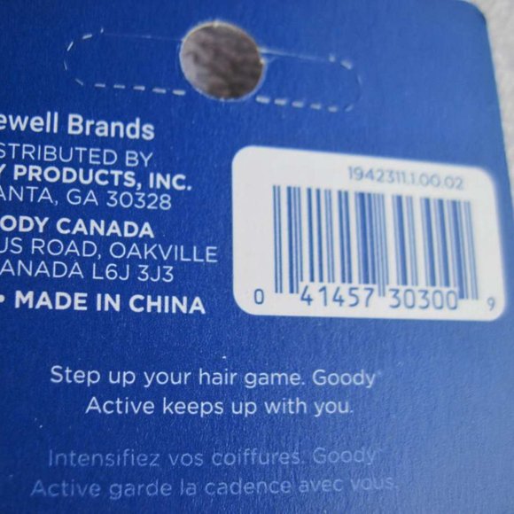 10 Goody Stay Put Slide Proof Hold Fit Hair Bands - Picture 6 of 6